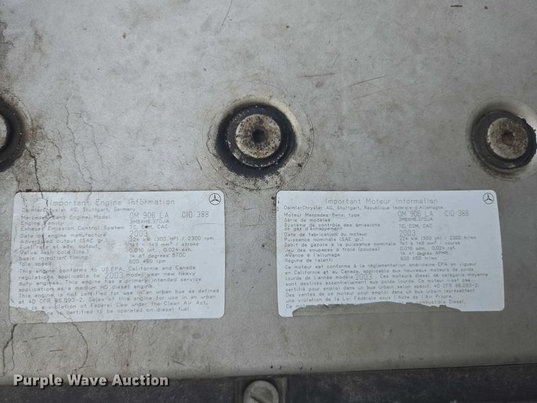 image for item EM2155 2004 Freightliner 101PS school bus