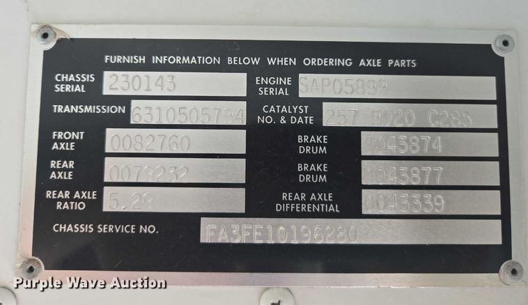 image for item EM2156 2006 Blue Bird All American school bus