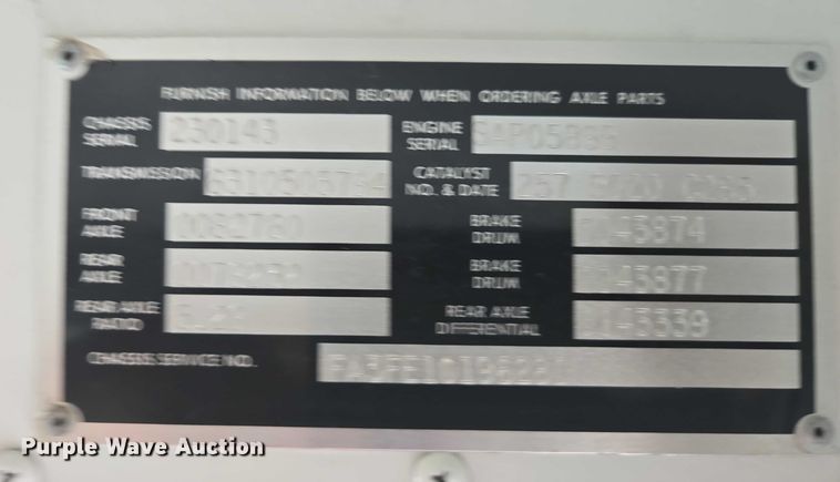 image for item EM2156 2006 Blue Bird All American school bus