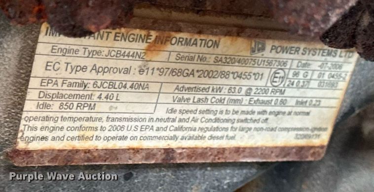 image for item EM2160 2006 JCB 930 forklift