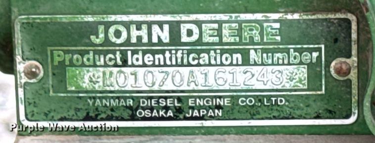 image for item EM2164 1997 John Deere 1070 MFWD tractor