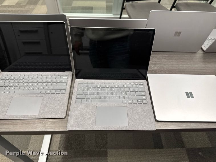 image for item EM3799 (10) Microsoft 1868 Surface laptops