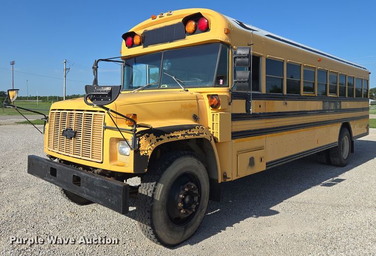 image for item EN8306 1999 Blue Bird school bus