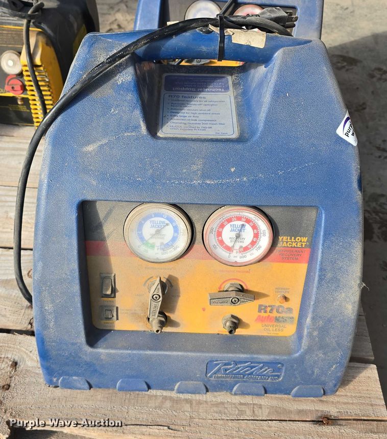 image for item EO1539 (4) refrigerant recovery units