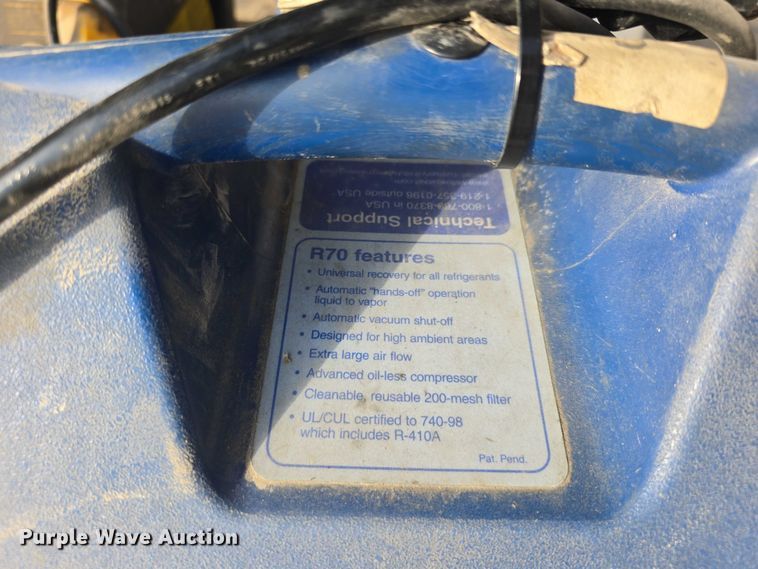 image for item EO1539 (4) refrigerant recovery units