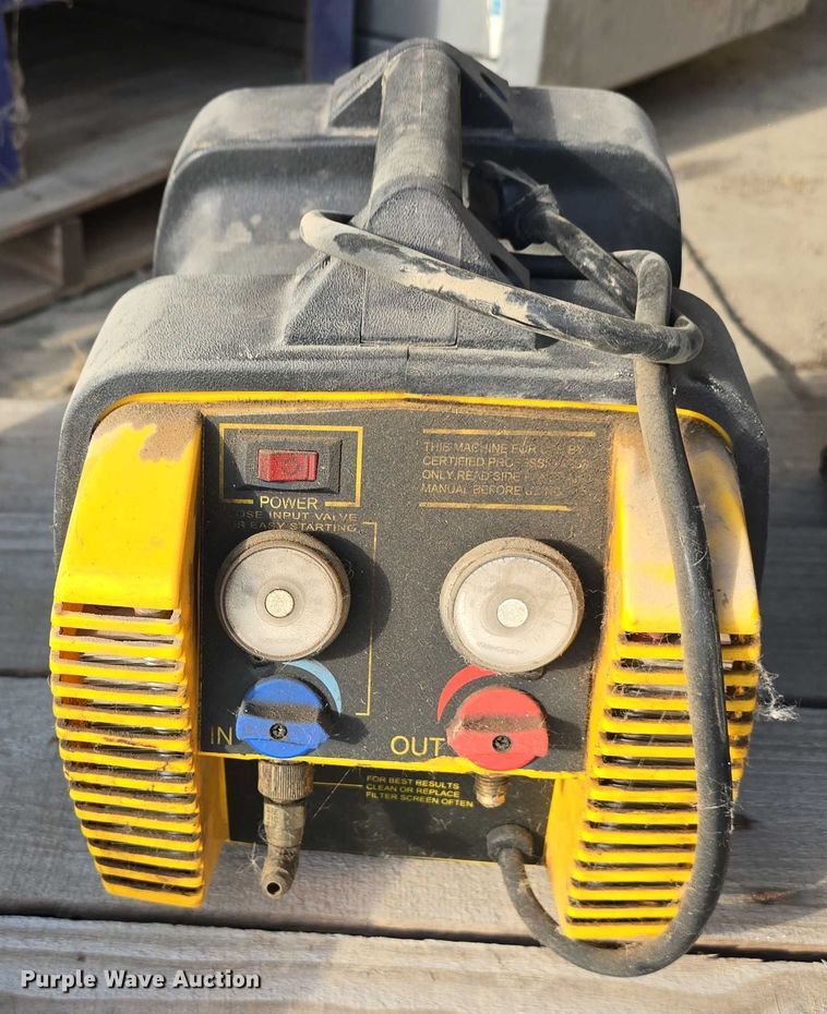 image for item EO1539 (4) refrigerant recovery units