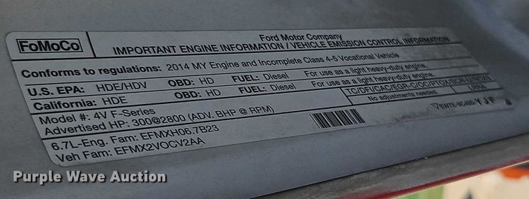 image for item EO4584 2014 Ford F550 ambulance