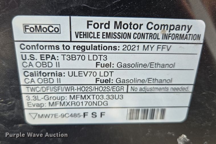 image for item EQ6809 2021 Ford  Explorer Police interceptor  SUV