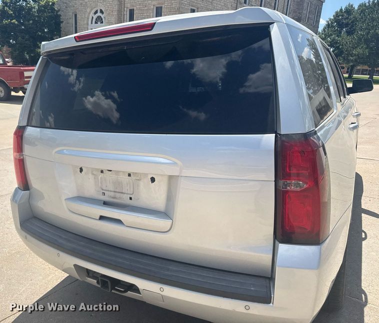 image for item ER2142 2018 Chevrolet Tahoe Police  SUV