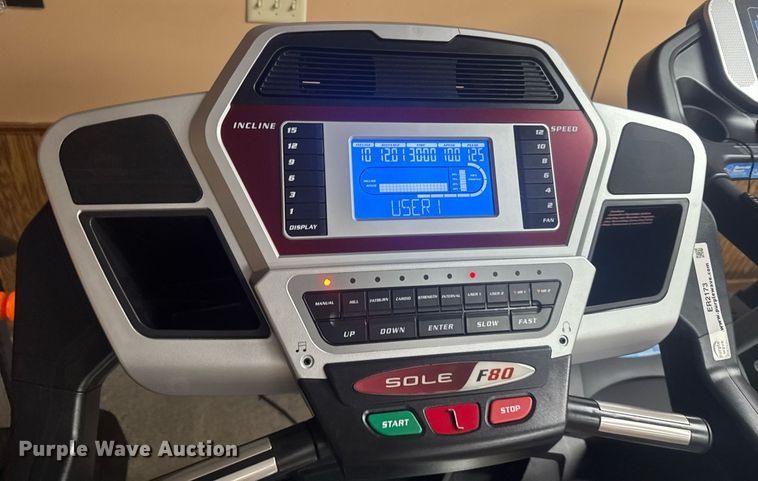 image for item ER2173 Sole F80 treadmill