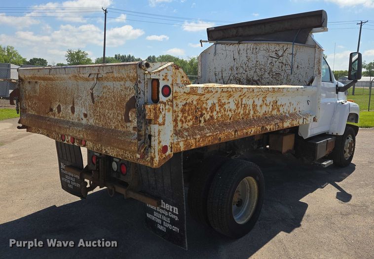image for item ER5445 2007 GMC C6500 dump truck