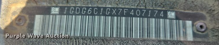 image for item ER5445 2007 GMC C6500 dump truck