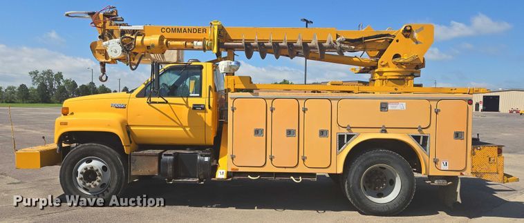 image for item ER5446 1996 Chevrolet Kodiak digger derrick truck