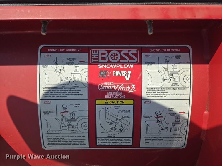image for item ER5448 Boss Power-V snow plow