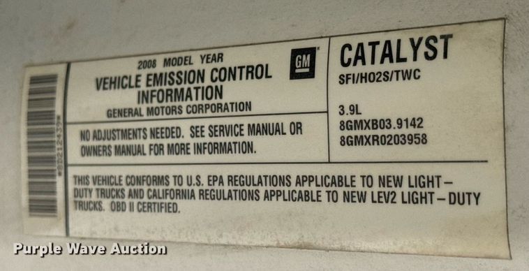 image for item ET8012 2008 Chevrolet Uplander LS van