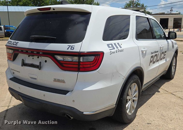 image for item EU3502 2019 Dodge Durango Police  SUV