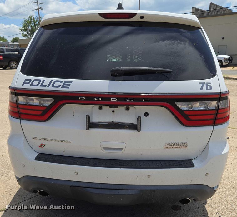 image for item EU3502 2019 Dodge Durango Police  SUV