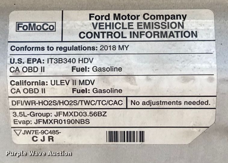 image for item HI9322 2018 Ford Transit 350 van