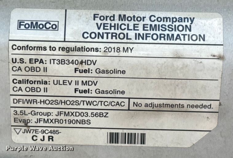 image for item HI9329 2018 Ford Transit 350 van