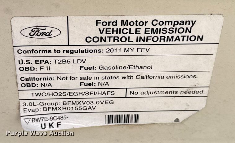 image for item HI9330 2011 Ford Fusion 