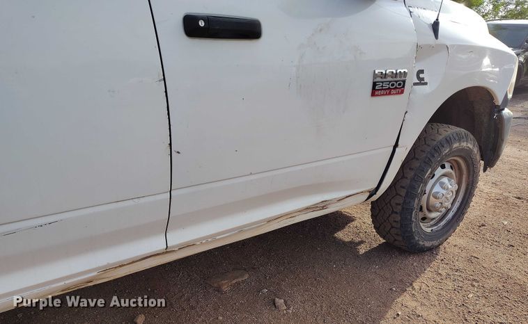 image for item IP9636 2011 Dodge Ram 2500HD Crew Cab utility bed pickup truck