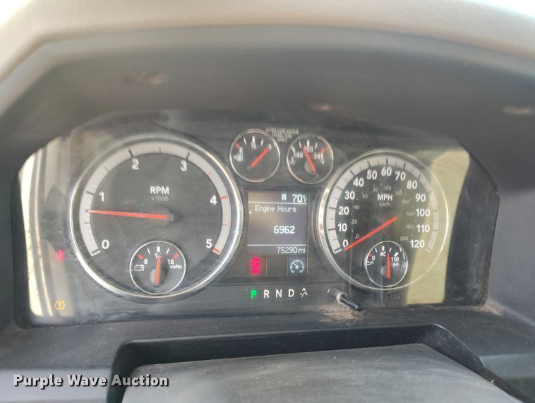 image for item IP9636 2011 Dodge Ram 2500HD Crew Cab utility bed pickup truck