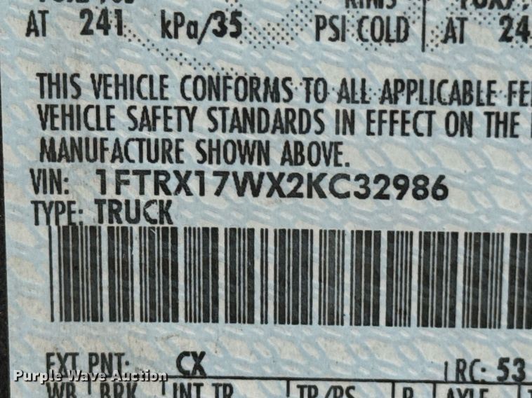 image for item NX9325 2002 Ford F150 SuperCab pickup truck