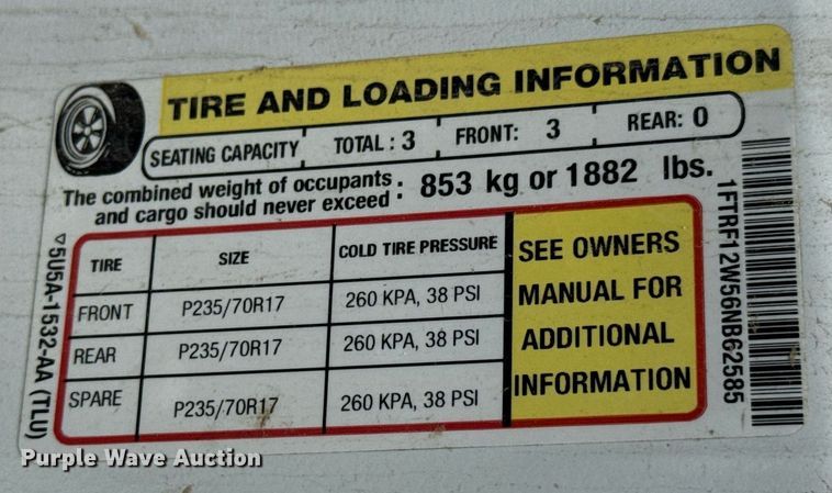 image for item NX9332 2006 Ford F150 pickup truck