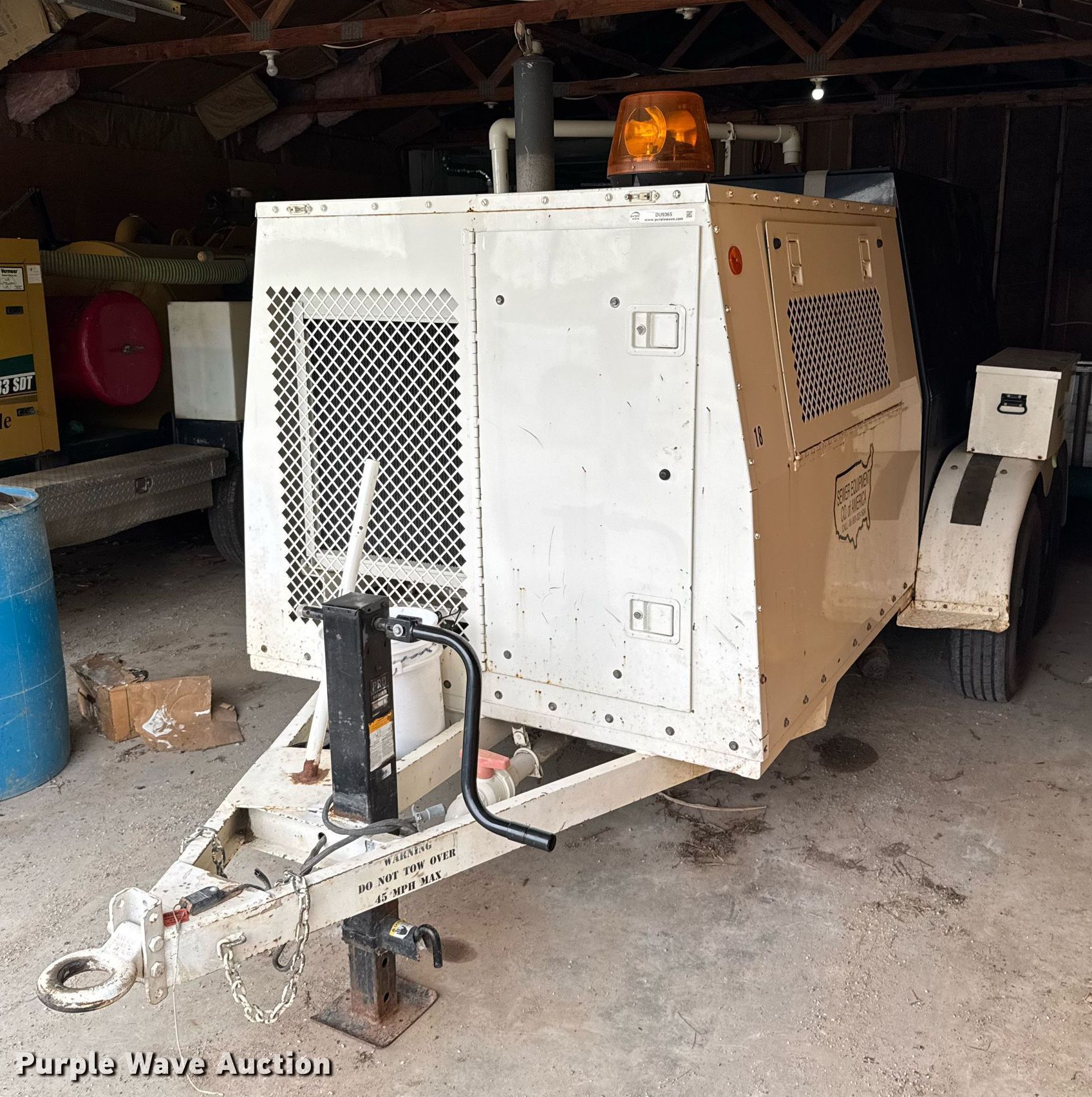 2002 Sewer Equipment Co. 747-FR2000 sewer jetter trailer in Baxter