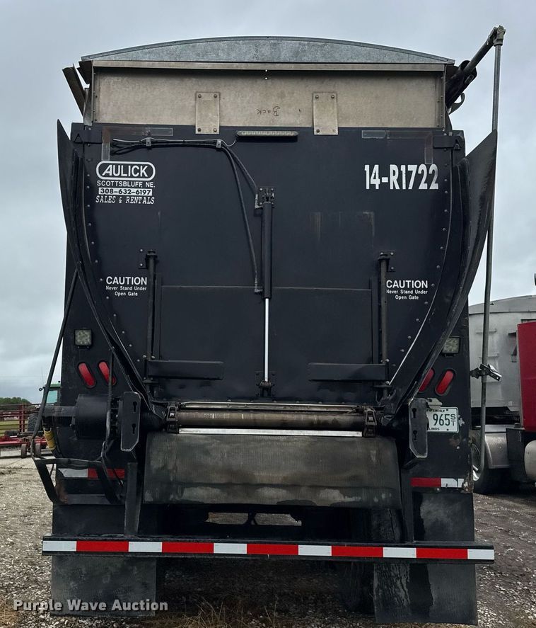 image for item DH9992 2014 Aulick 4270542 live bottom trailer