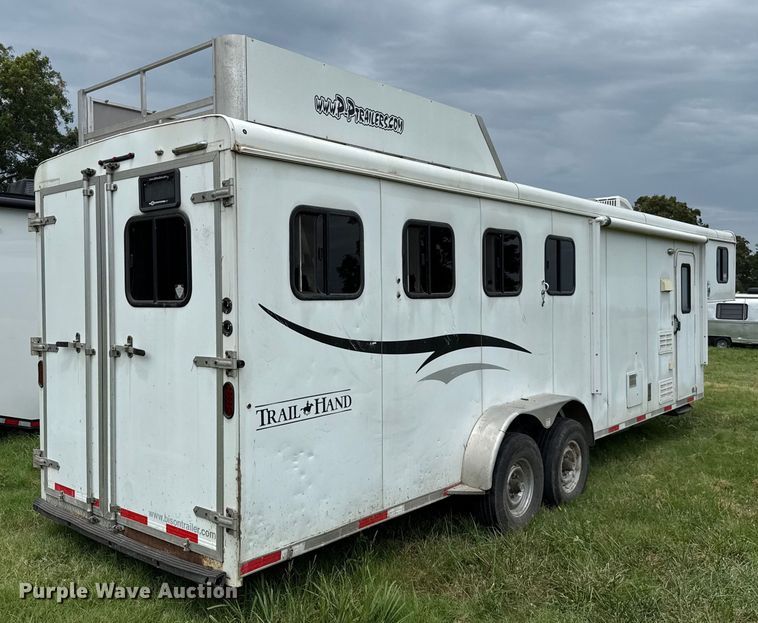 image for item DO7193 2015 Bison Coach Trail Hand livestock trailer
