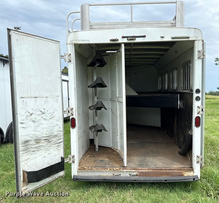 image for item DO7193 2015 Bison Coach Trail Hand livestock trailer