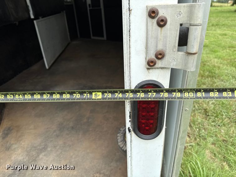 image for item DO7193 2015 Bison Coach Trail Hand livestock trailer