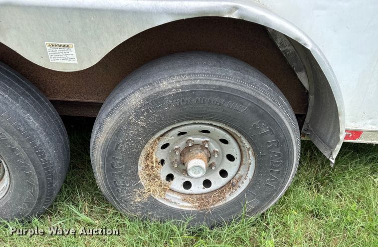 image for item DO7193 2015 Bison Coach Trail Hand livestock trailer