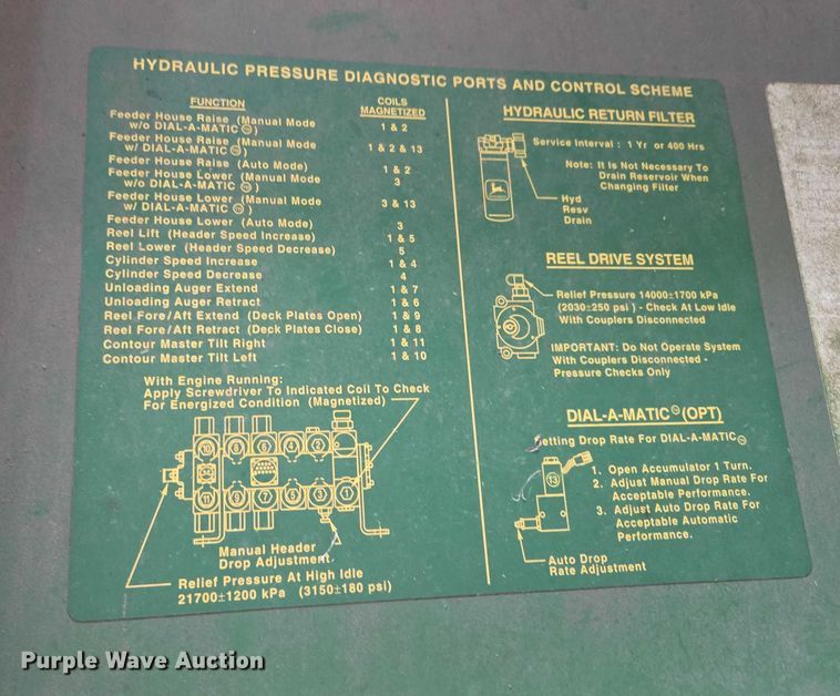 image for item DR3887 1998 John Deere 9610 Maximizer  RWA combine