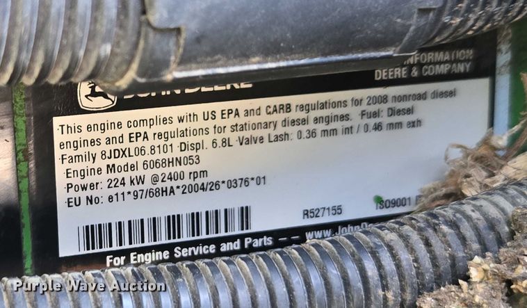 image for item DU7917 2008 John Deere 4830 sprayer