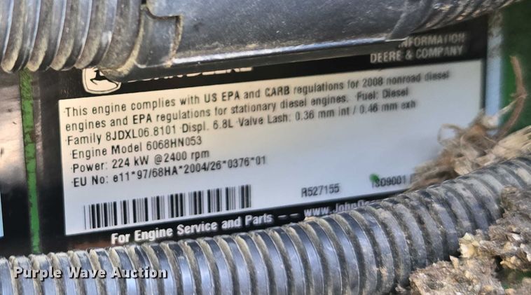 image for item DU7917 2008 John Deere 4830 sprayer