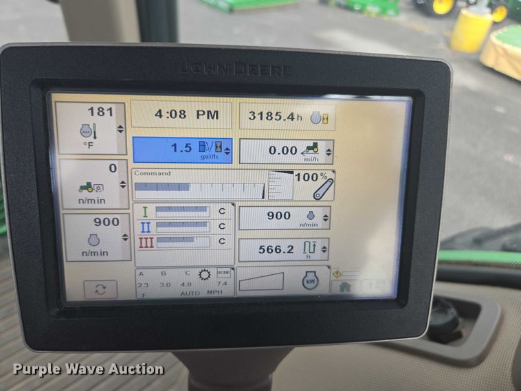 image for item DU7918 2012 John Deere 7230R MFWD tractor