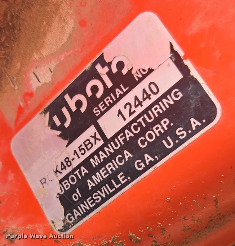 image for item DU7920 2005 Kubota BX1500D tractor