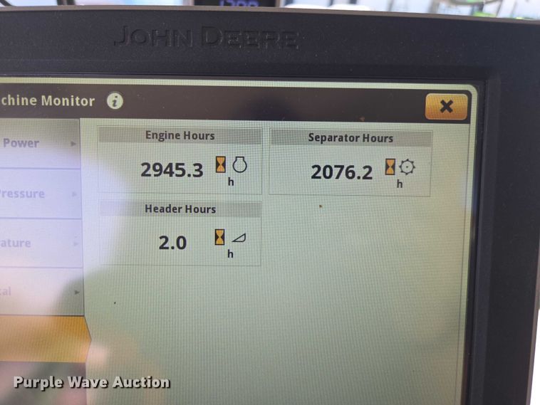 image for item DU7941 2019 John Deere S780 RWA combine