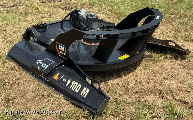 image for item DU9423 Caterpillar BRX418 skid steer rotary mower