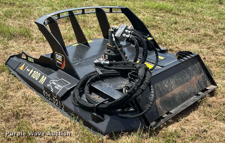 image for item DU9423 Caterpillar BRX418 skid steer rotary mower