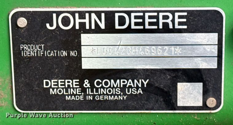 image for item DW5148 2005 John Deere 6420 tractor