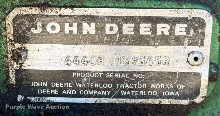 image for item DX5657 John Deere 4440H tractor