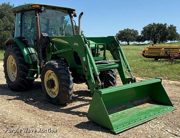 image for item DX5658 2006 John Deere 5525 MFWD tractor
