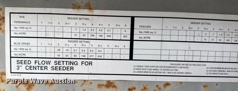 image for item DY0432 1989 Olathe 37/38 seeder