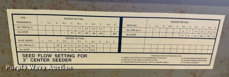 image for item DY0432 1989 Olathe 37/38 seeder