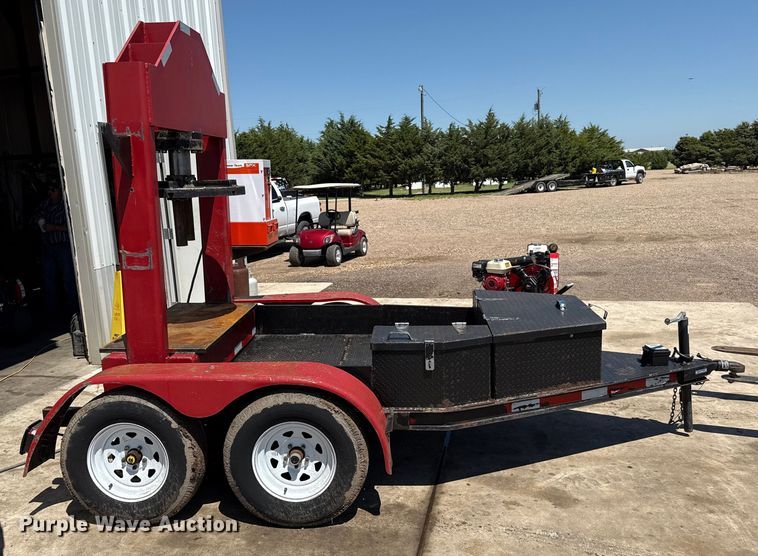 image for item DZ8788 Power Team PQ60 tire press trailer