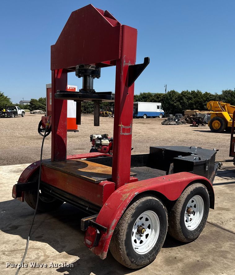 image for item DZ8788 Power Team PQ60 tire press trailer