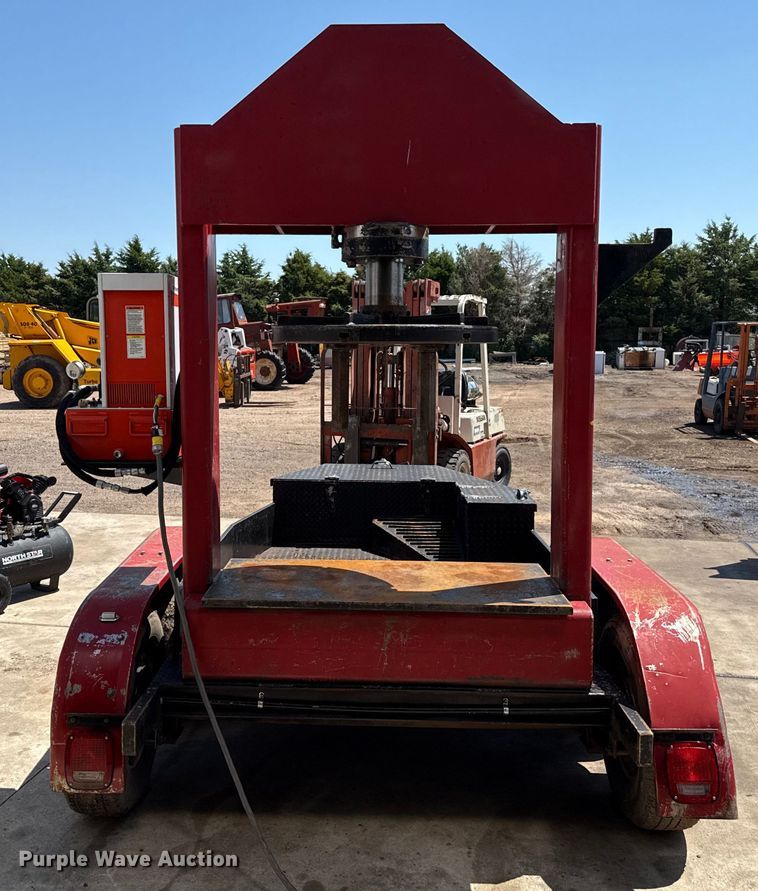 image for item DZ8788 Power Team PQ60 tire press trailer